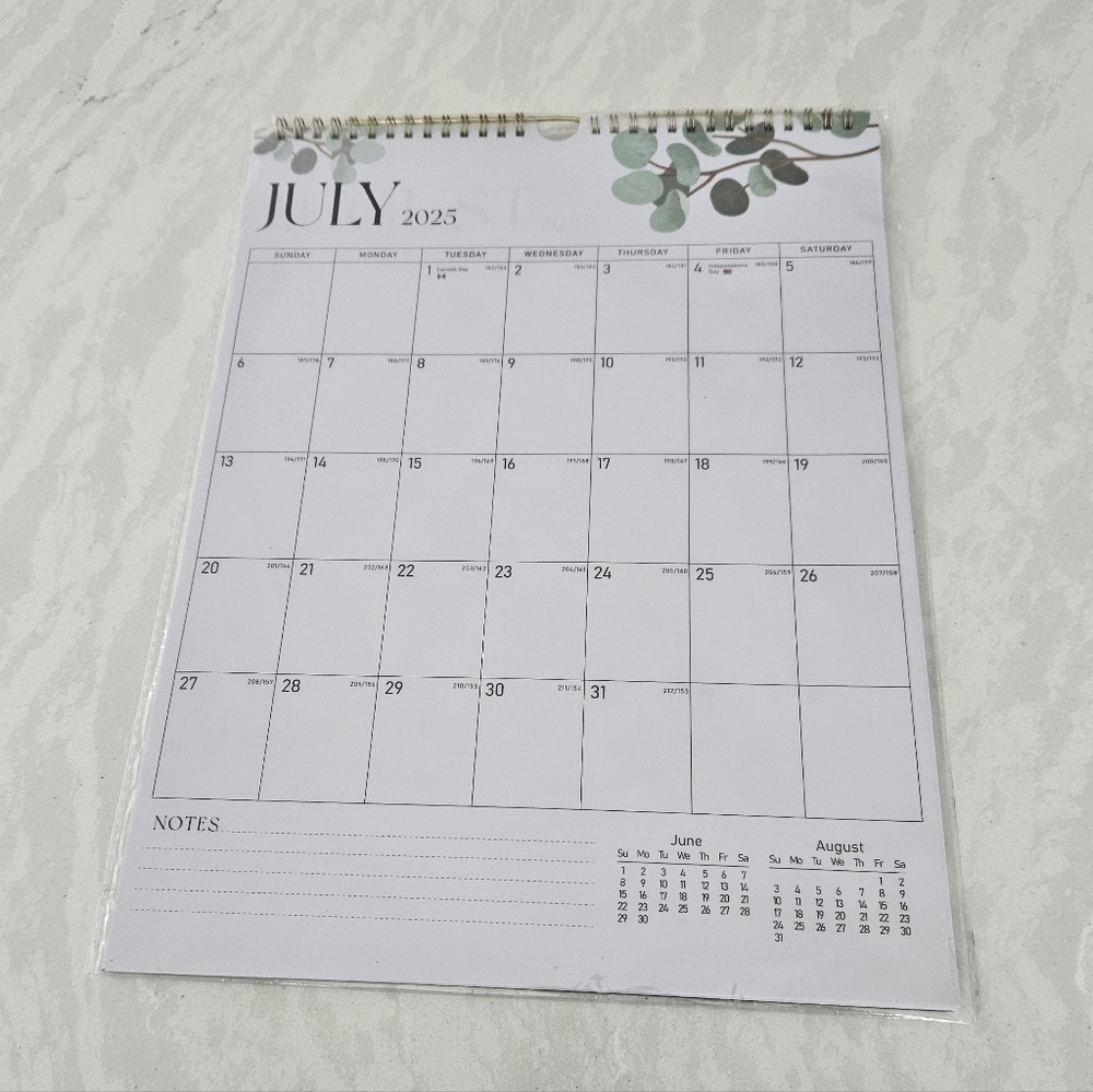 2025 - 2026 Wall Calendar